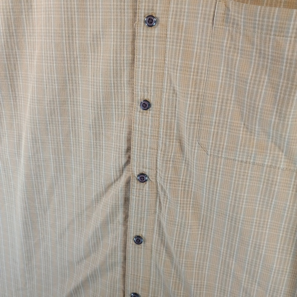 511 Tactical Covert Shirt Mens XXL 2XL Orange Checkered Pocket Short Sleeve - Picture 5 of 10